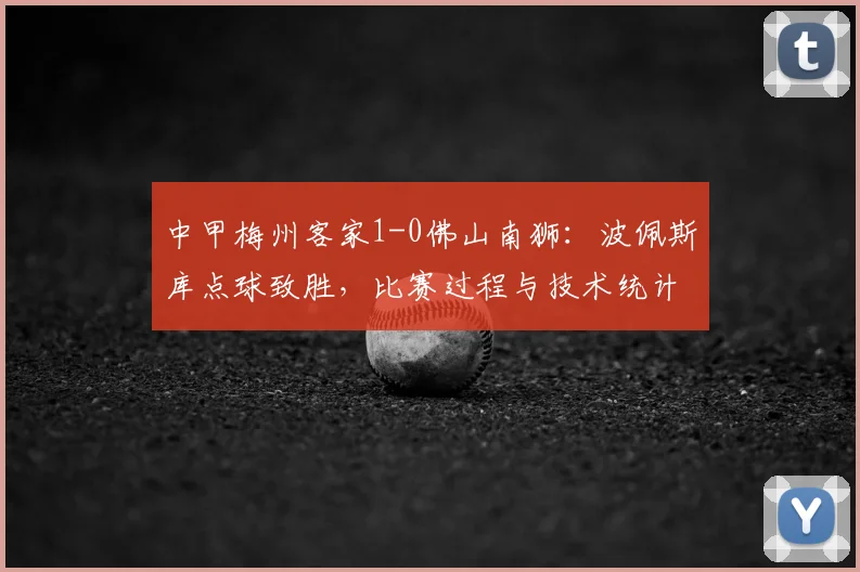 中甲梅州客家1-0佛山南狮：波佩斯库点球致胜，比赛过程与技术统计详解